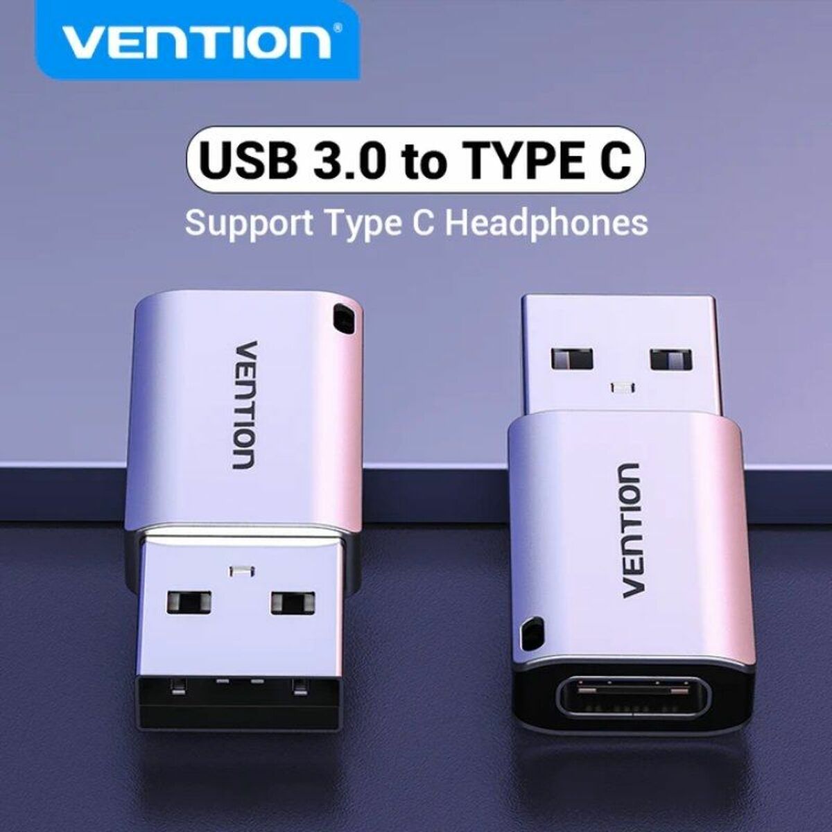 Адаптер USB към USB-C Vention CDPH0